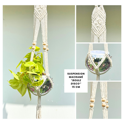 Suspension macramé